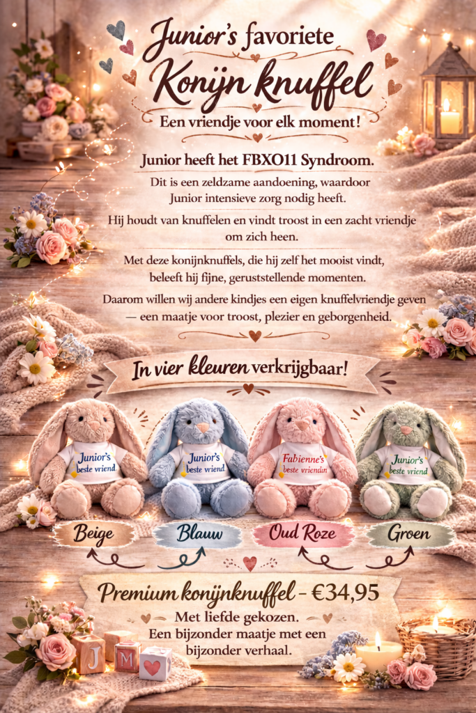 knuffels, beste vriendje, gepersonaliseerd